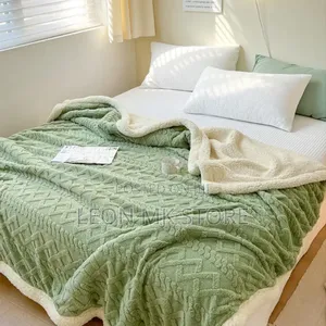Print Stripe Fleece Blankets