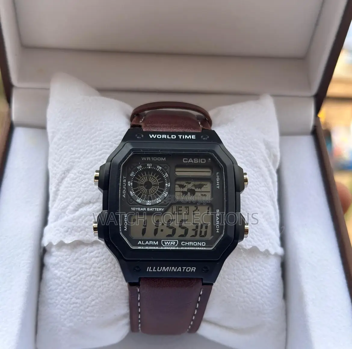 Mens Leather Watch