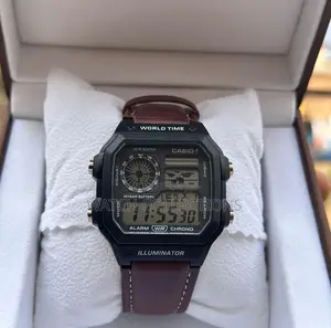 Mens Leather Watch