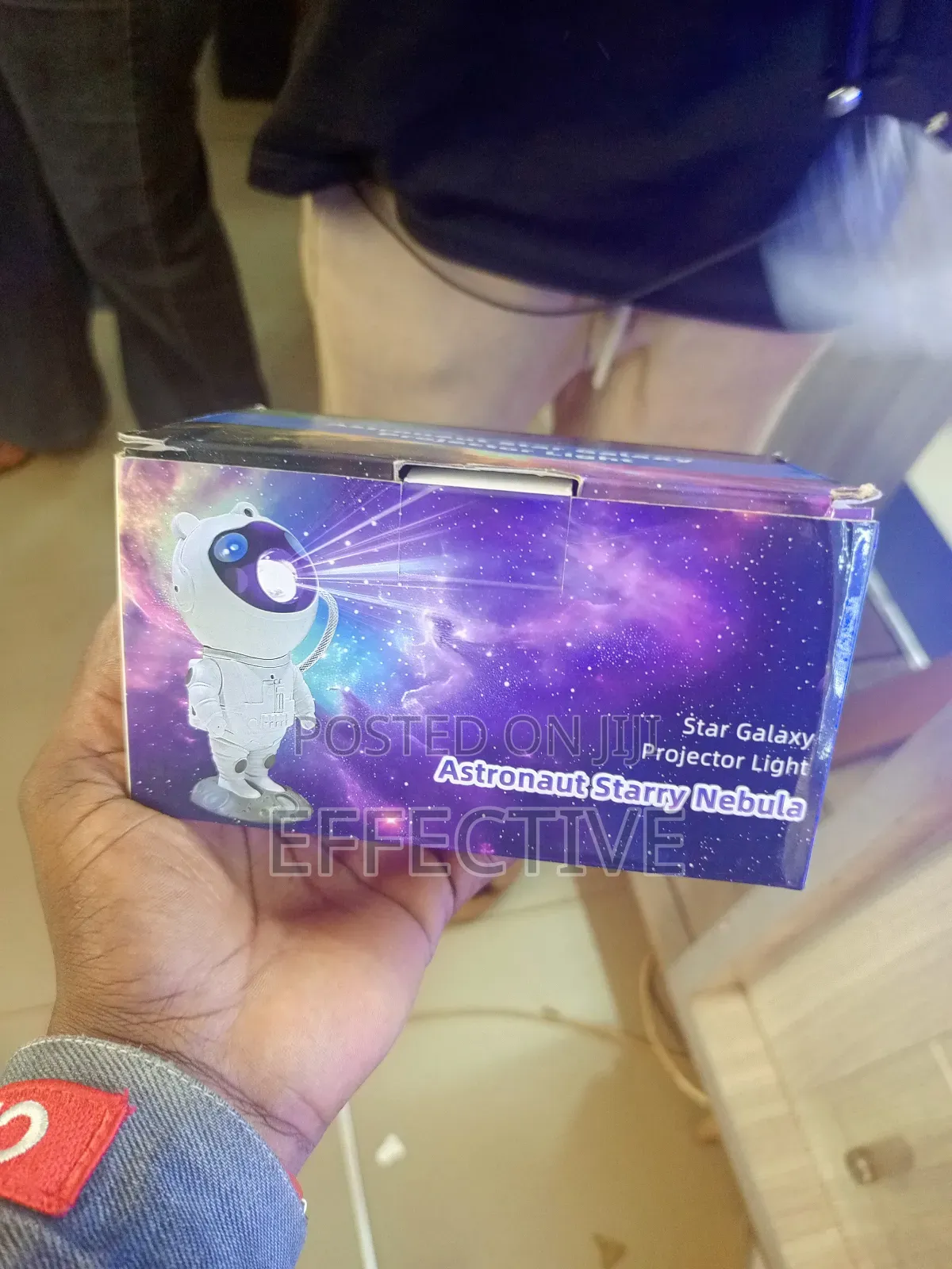 Astronaut, Star Projector, White Blue Nightlight