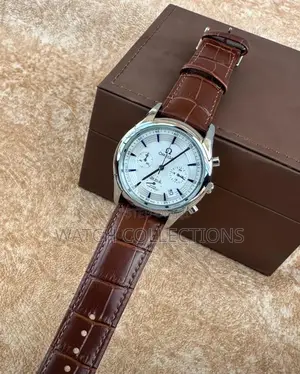 Omega Leather Strap Watches