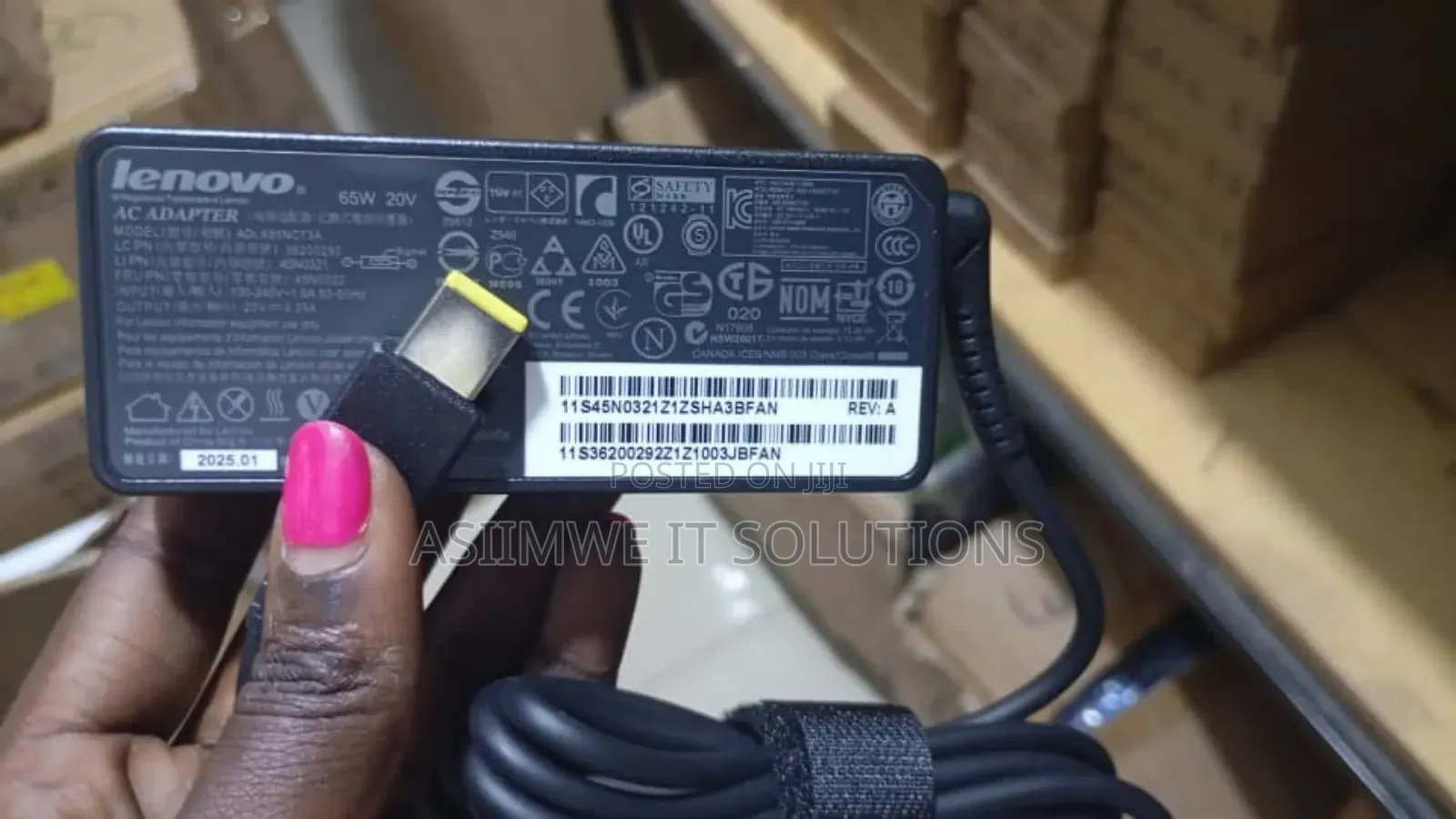 Lenovo Usb Charger 65w 20v 3.25a