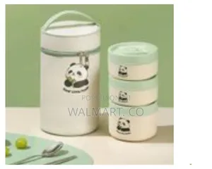 3 Piece Portable Thermal Food Lunch Box Food for School, Picnic,Office