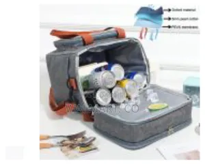 Double Layer Water Proof Thermal Insulated Lunch Bag