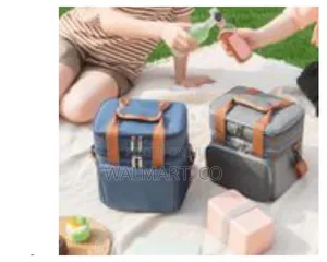 Double Layer Water Proof Thermal Insulated Lunch Bag