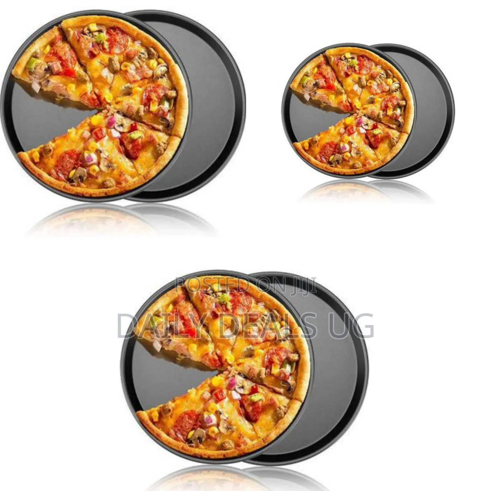 A Set of Non-Stick Round Pizza Pans