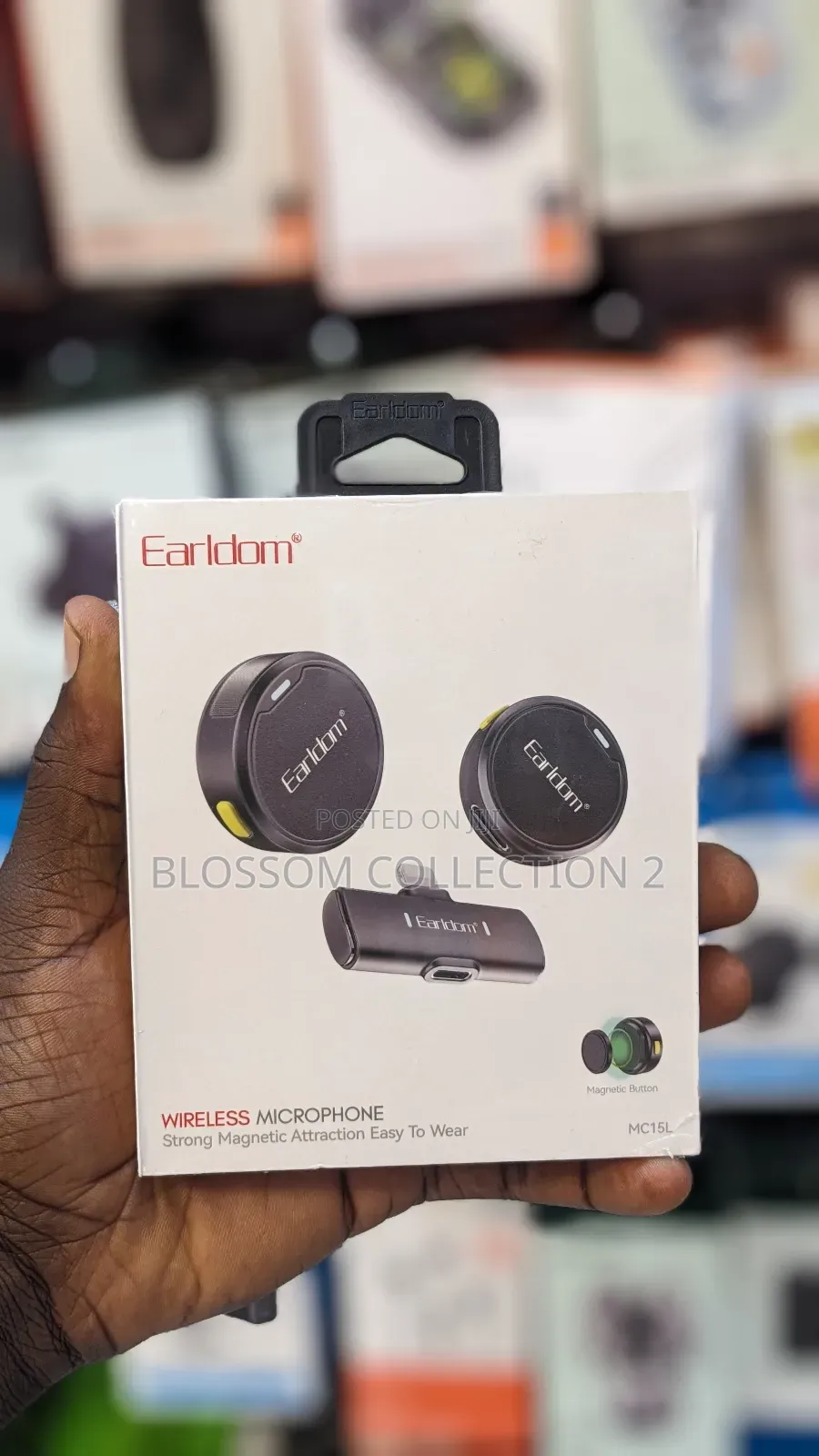 Earldom Mc15c Button Wireless Microphone Lavalier Mic