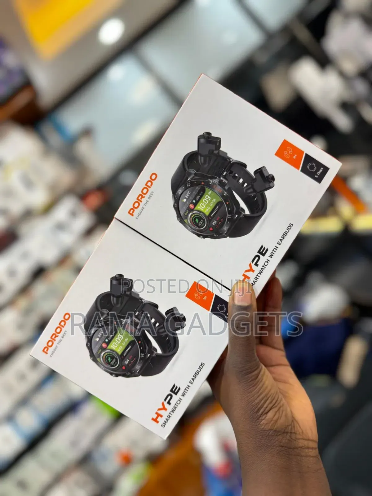 Hype Smart Watch With Earbuds