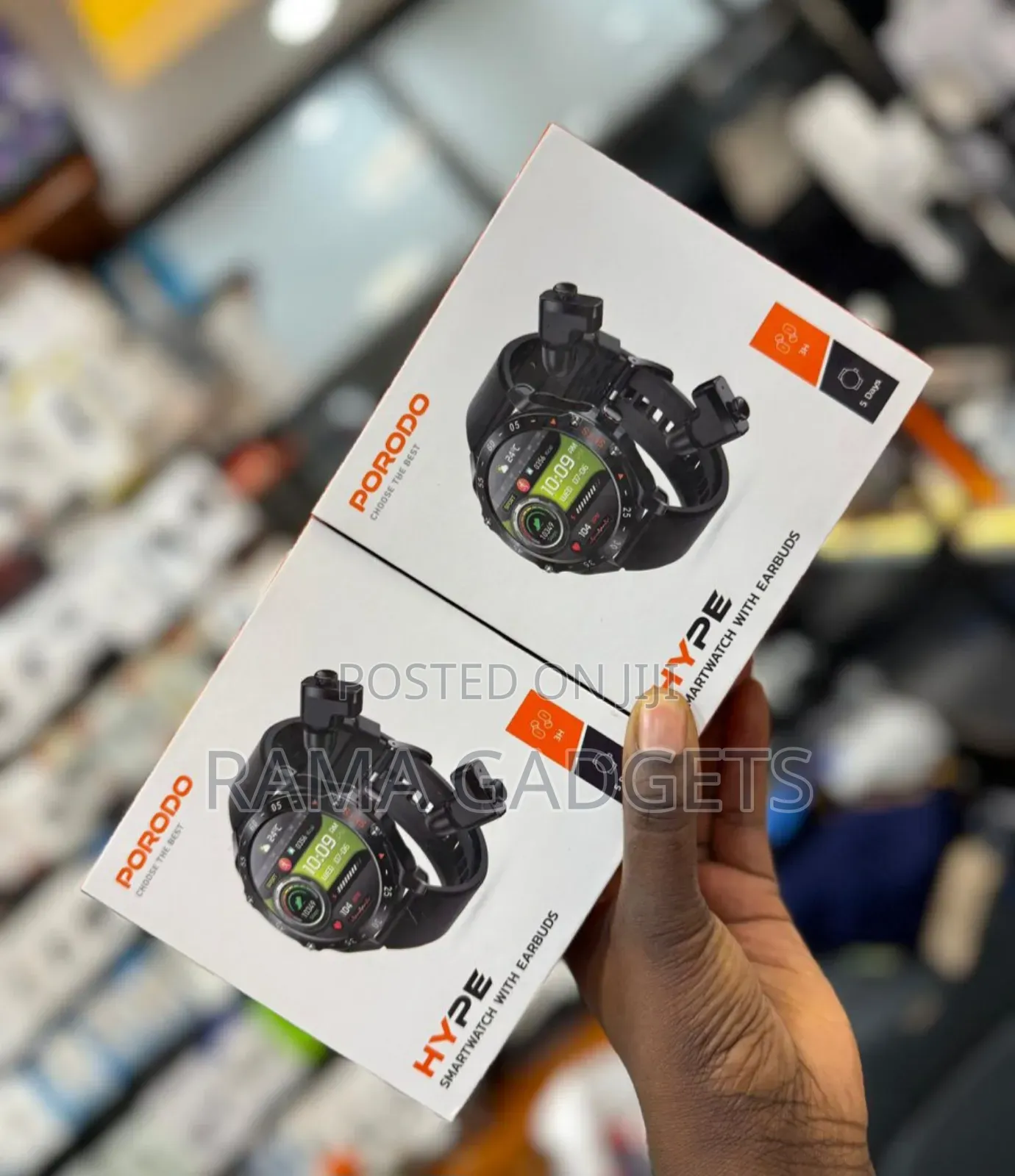 Hype Smart Watch With Earbuds