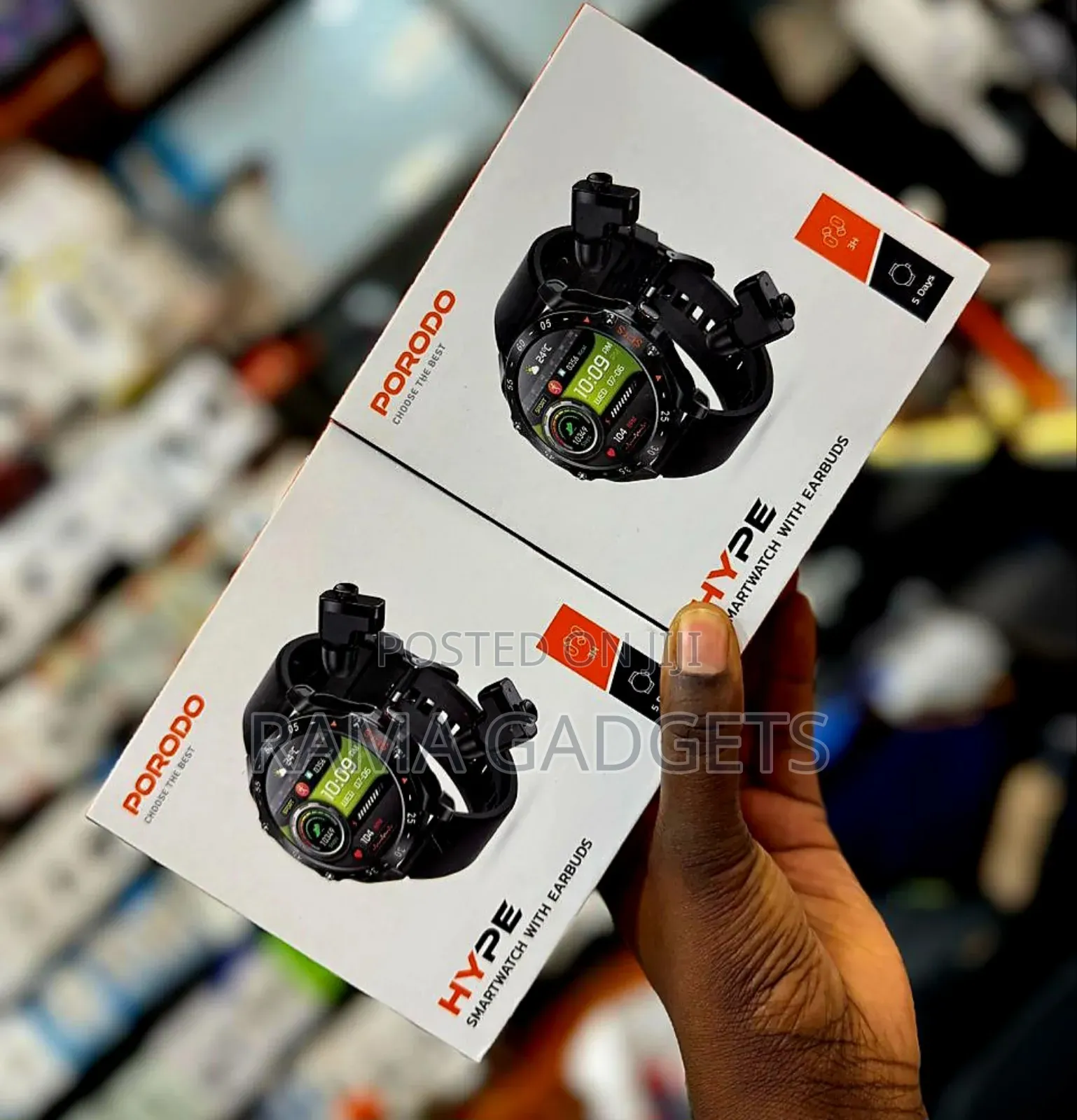 Hype Smart Watch With Earbuds