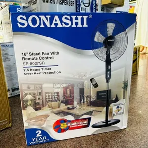 Sonashi 16"Stand Fan With a Remote Conrtol and a Timer Sf-8027sr