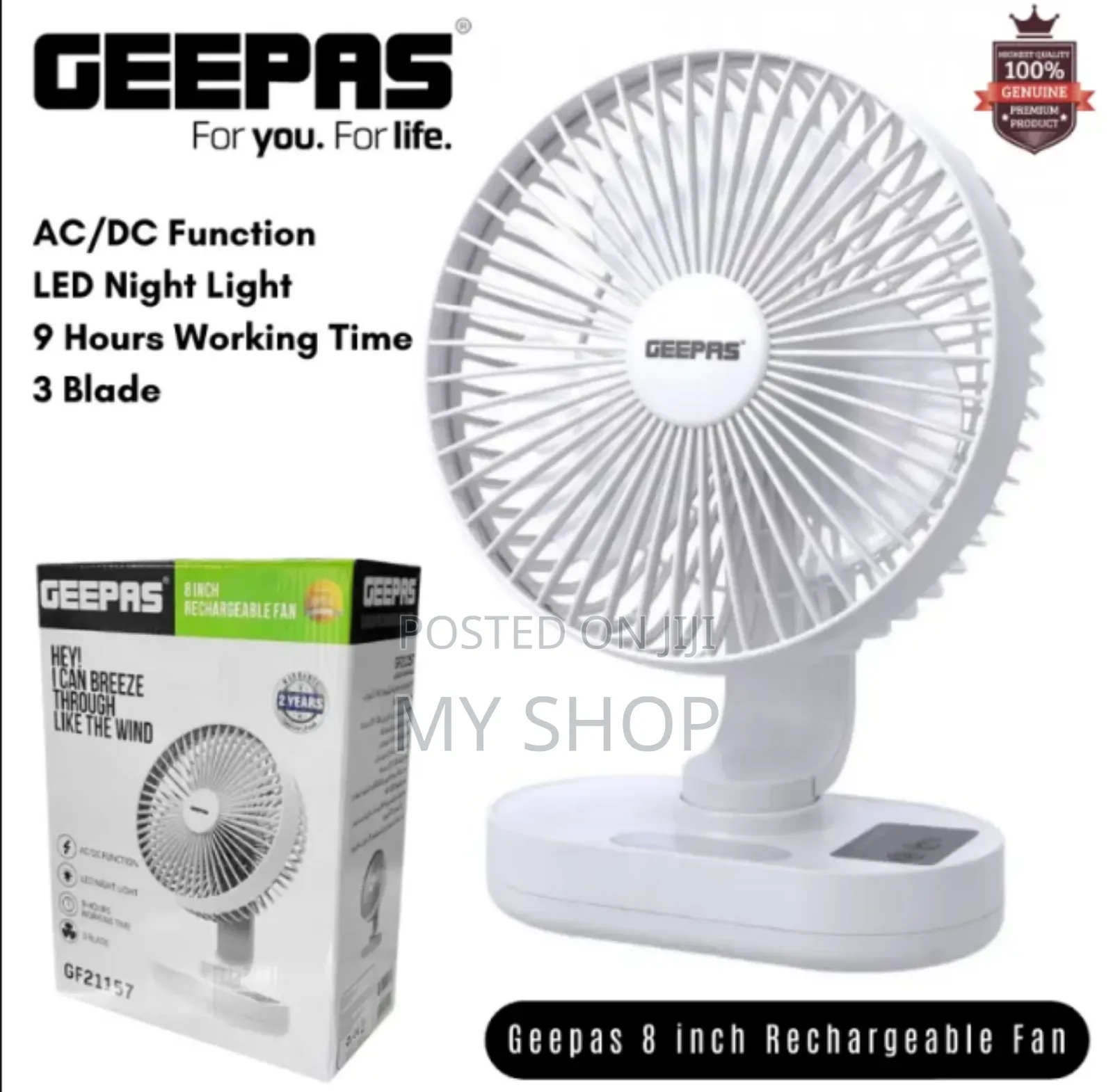 Mini Cordless Fan