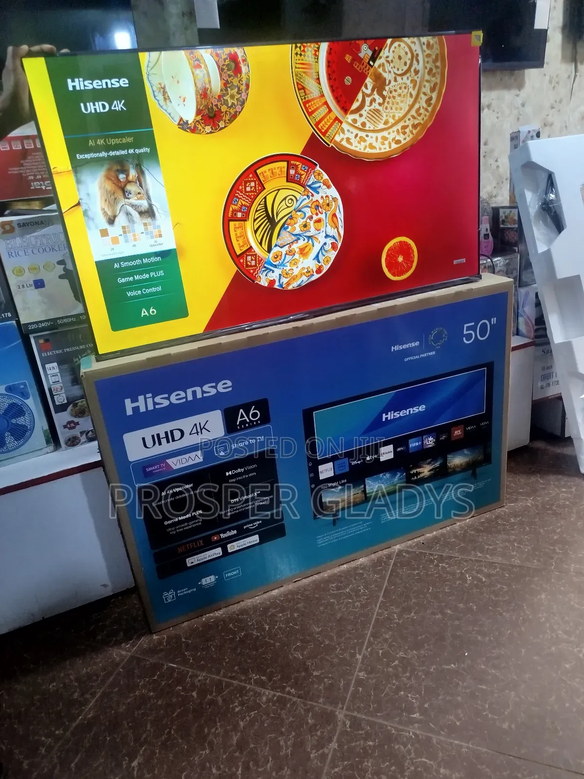 Hisense 50 Smart A6 Series Uhd Digital.