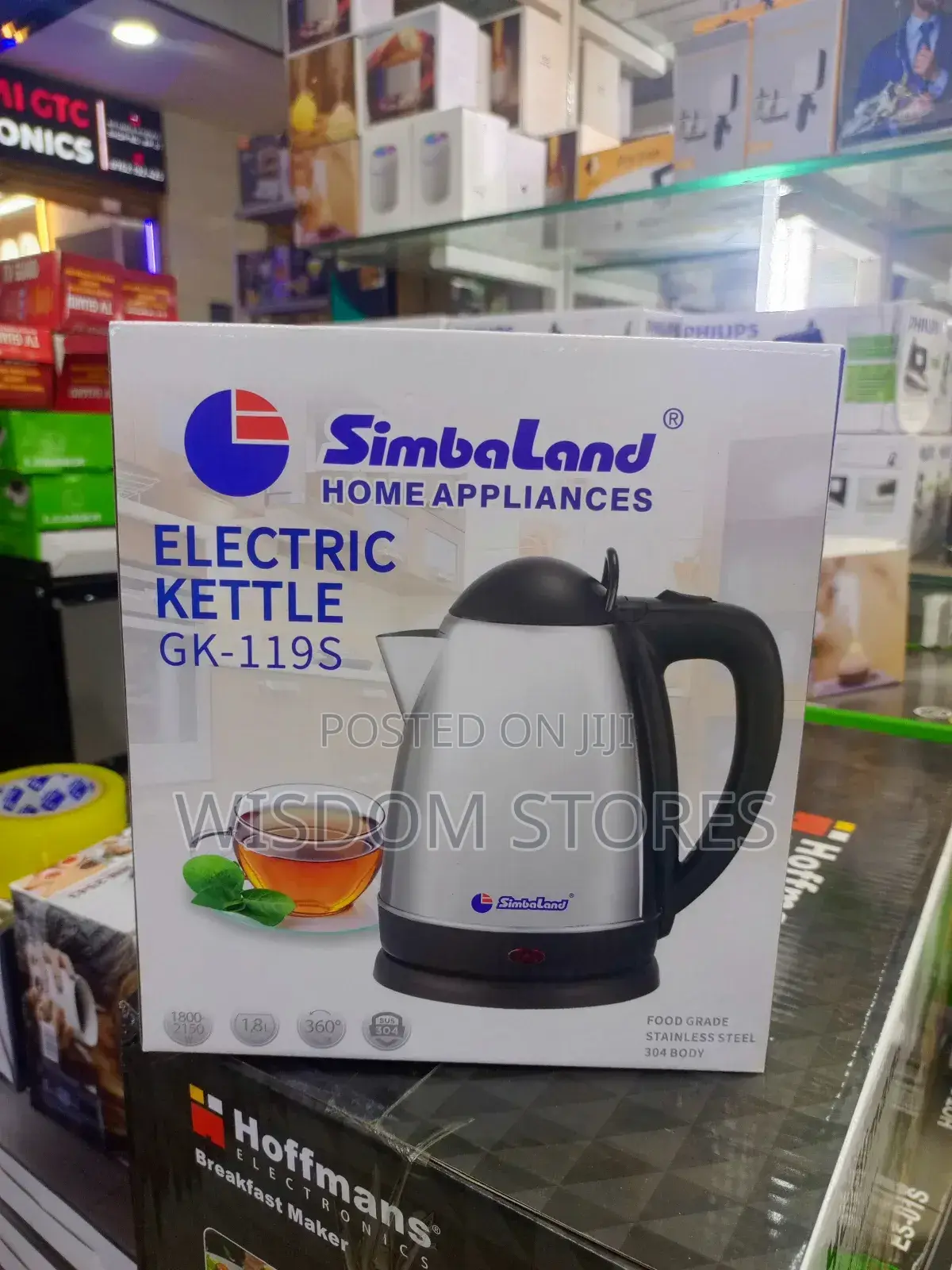 Simbaland Gk-119s Electric Kettle.