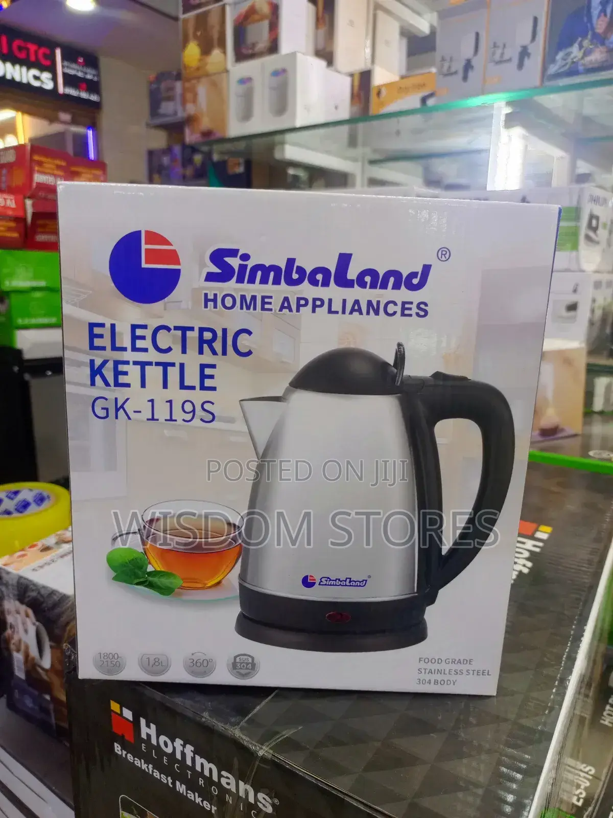 Simbaland Gk-119s Electric Kettle.