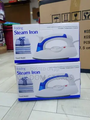 Folding Travel Steam Iron.