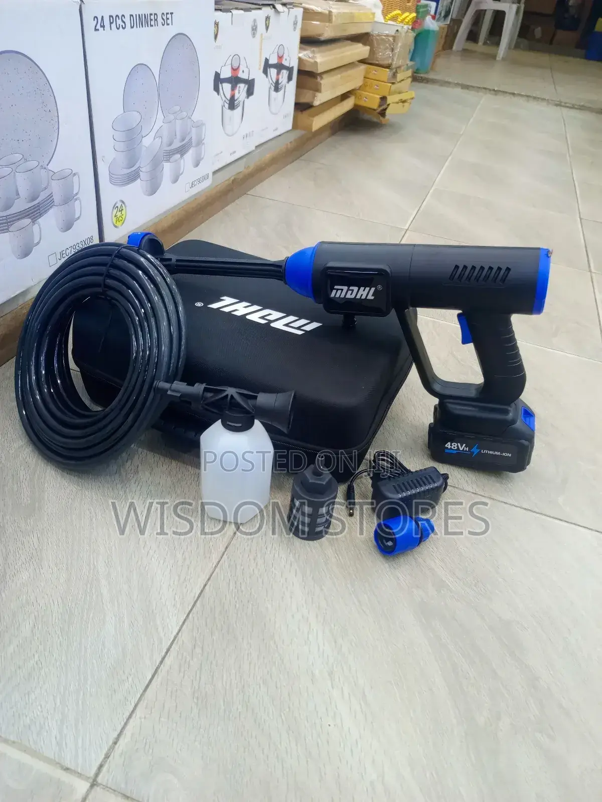 Cordless High-Pressure Washer.