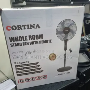 Cortina Stand Fan With Remote/Cortina Electric Stand Fan With Remote