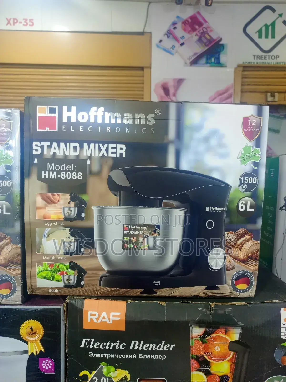 6l Hoffmans Electronics Stand Mixer