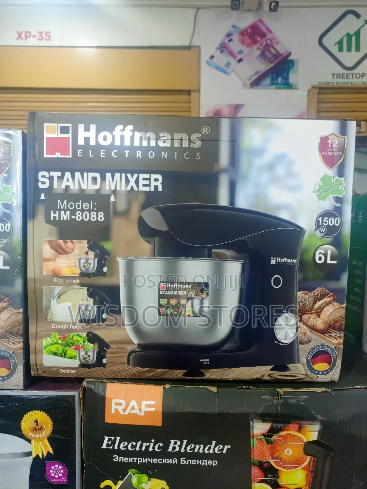 6l Hoffmans Electronics Stand Mixer