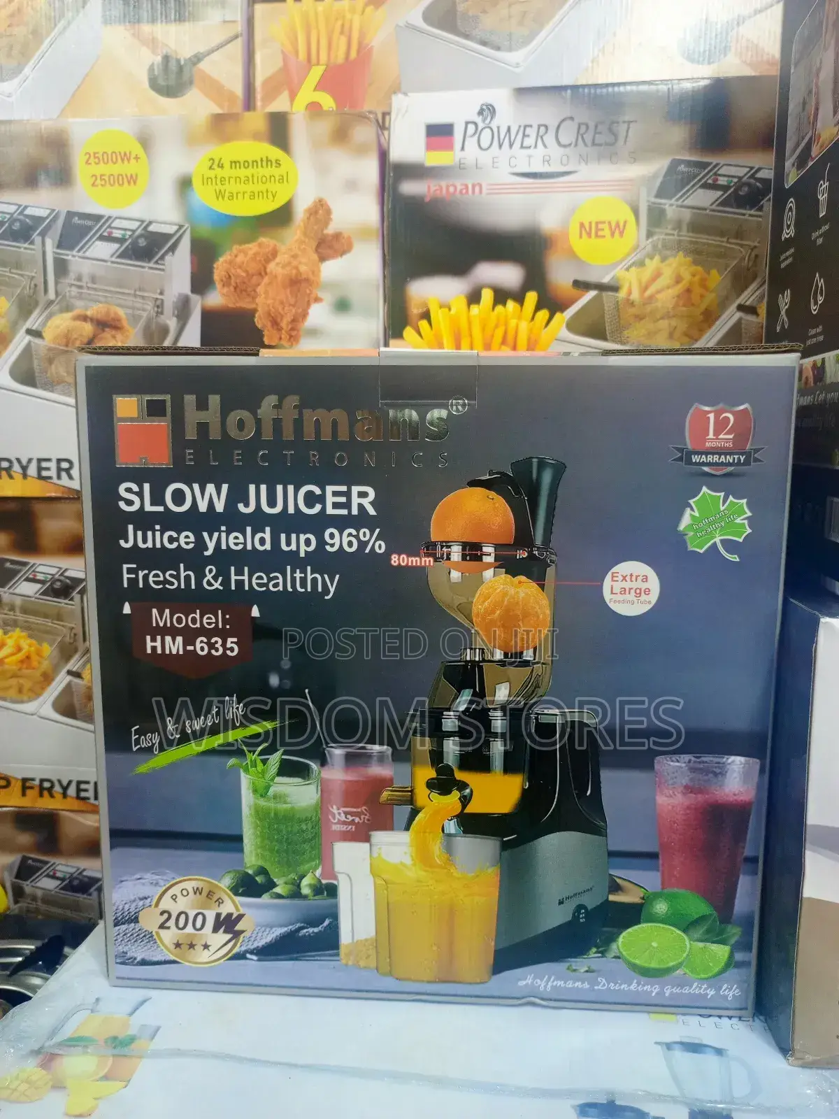 Hoffmans Slow Juicer, Model Hm-635.