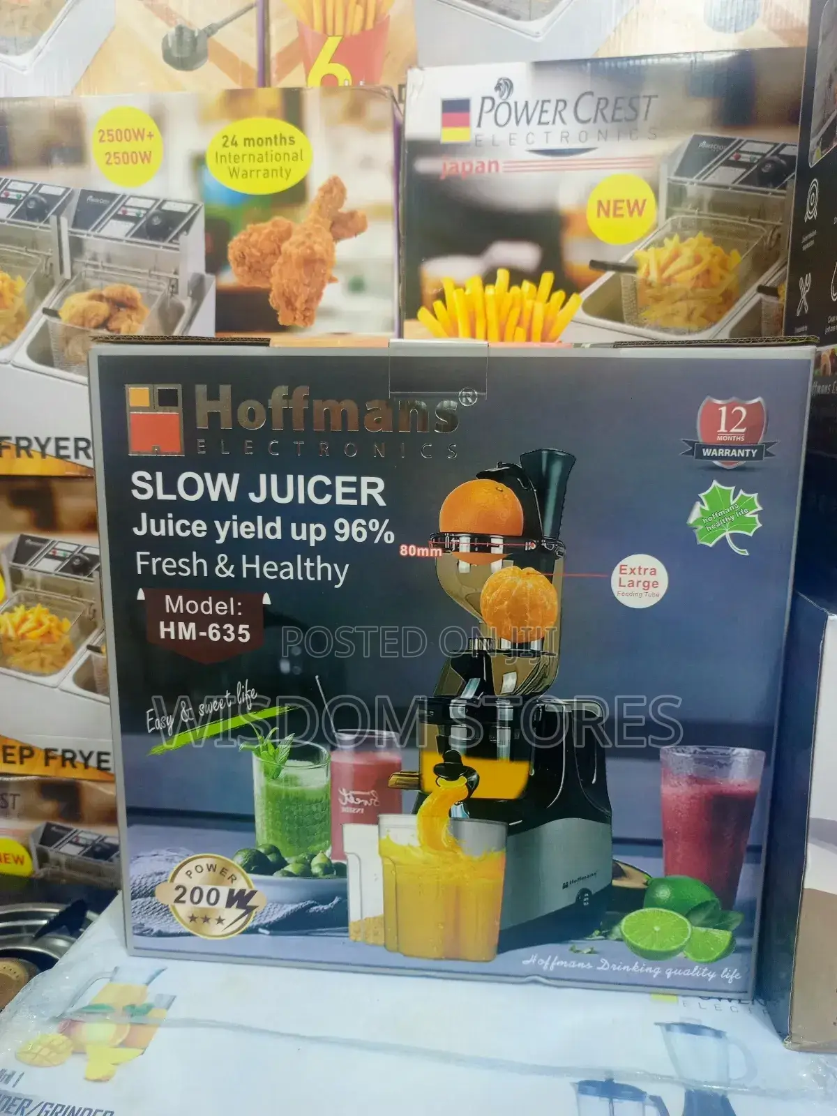 Hoffmans Slow Juicer, Model Hm-635.