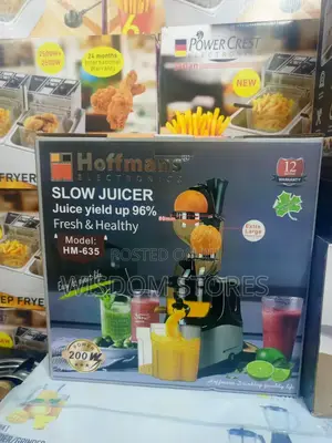 Hoffmans Slow Juicer, Model Hm-635.