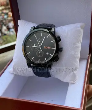 Boss Mens Leather Strap Watches