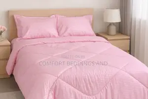Plain Cotton Duvet Pink