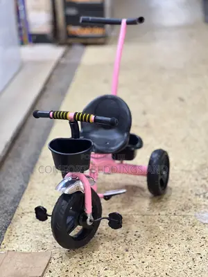 Baby Tricycle With Push Handle Pink