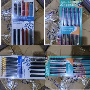 Sets of Reusable Metal Chopsticks