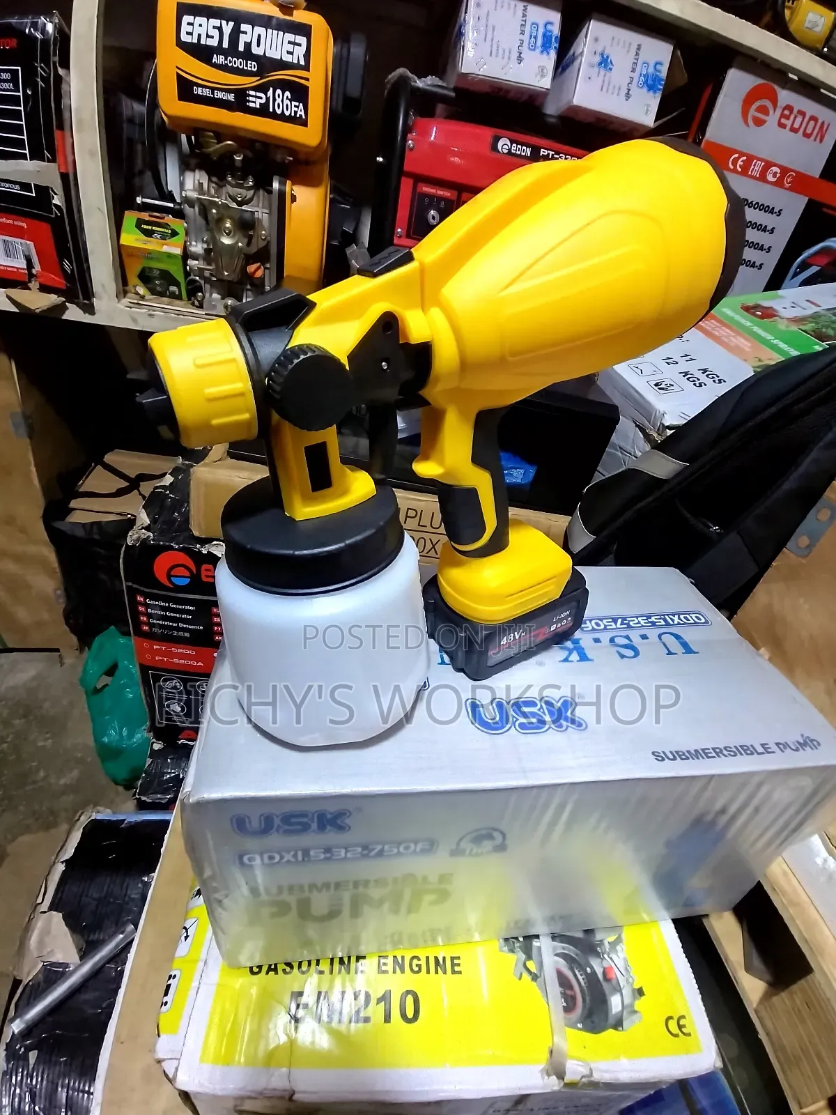 Cordless Spray Gun 48v