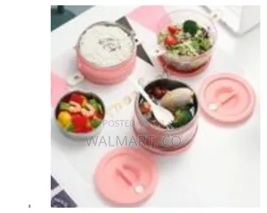 2l Preservation Food Lunch Box Container With Spoon and Fork