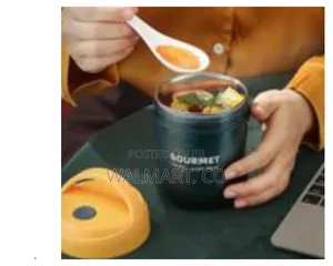 500ml Goumet Plastic Insulated Lunch Box Thermal Food Flask