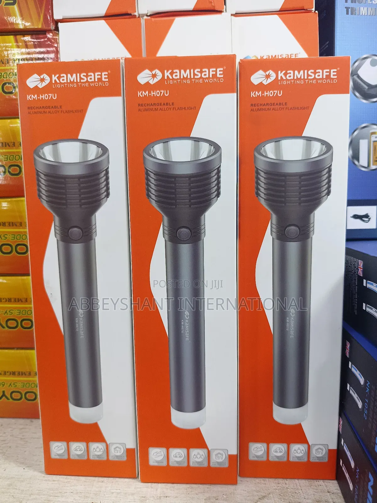 Portable Torch Rechargeable Aluminium Alloy Flashlight