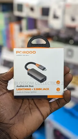 Porodo Audio Link Duo Lightening To 3.5m Jack And Type C In Let