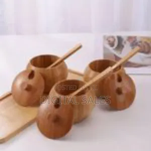 1 Set of 3 Seasoning Jars Plus Tray Set, Retro Wooden Lid Salt