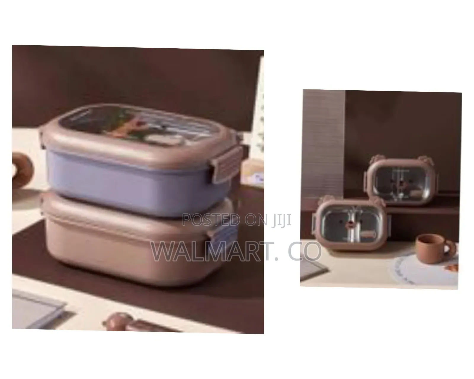 Portable 1000ml Stainless Steel Insulated Lunch Box-Yellow