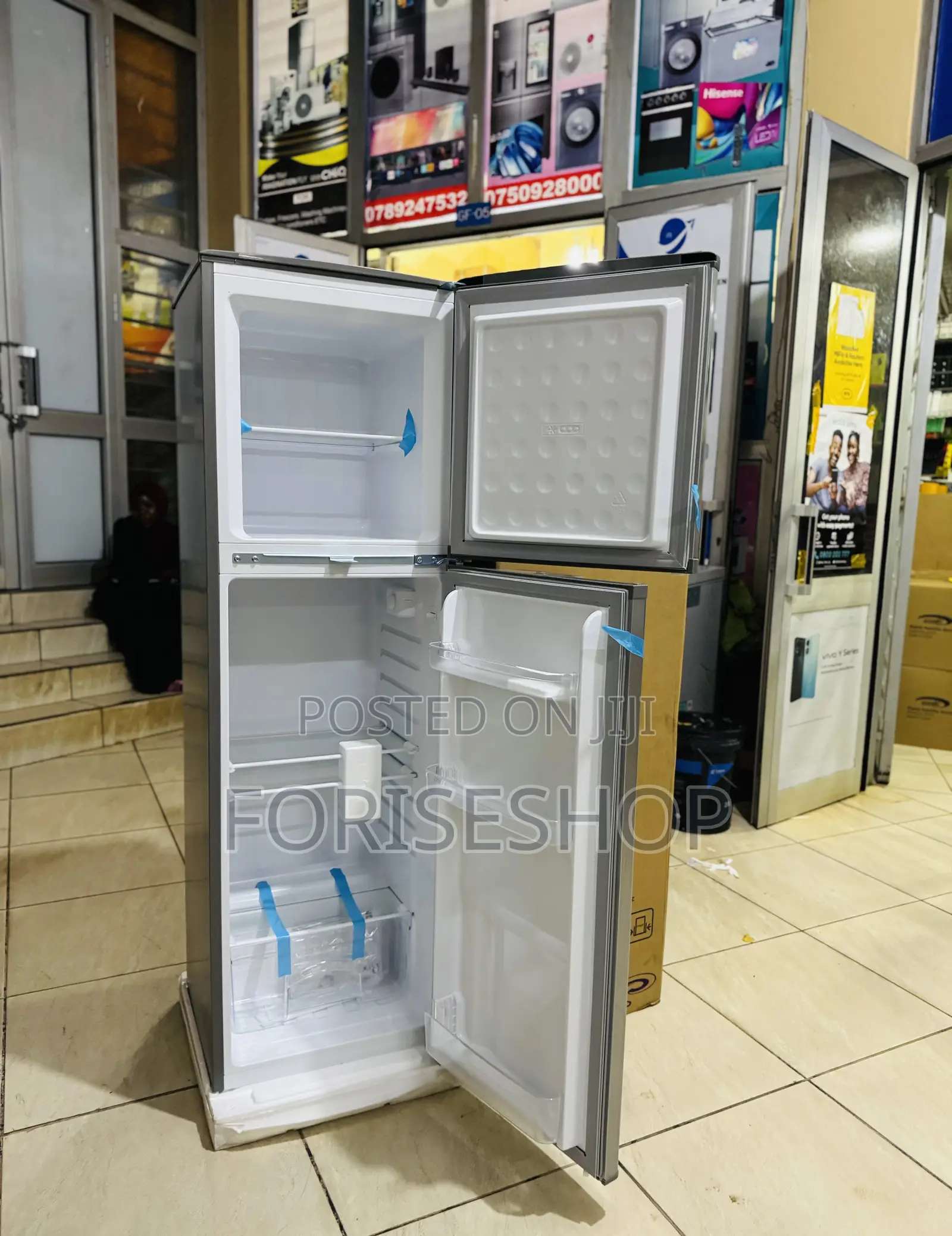 Roch Double Door Fridge 190 Litres
