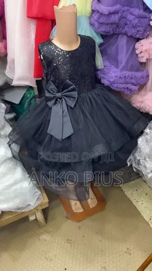 Children Black Dresses