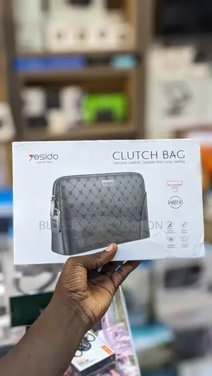 Yesido Wb56 Genuine Leather Fingerprint Lock Clutch Bag