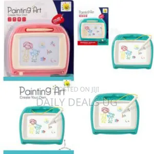 Large Magnetic Drawing Board - 4 Colors 16×13in Doodle Pad