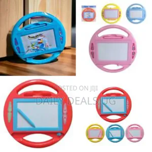 Round Drawing Board for Kids, Magnetic Whiteboard Early Childhood