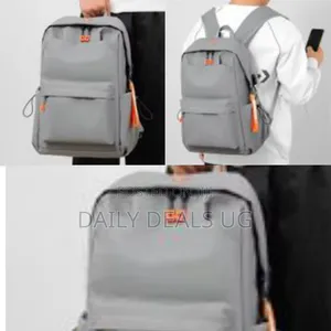 Solid Color Business Travel Backpack Man Nylon Lightweight Water Proof