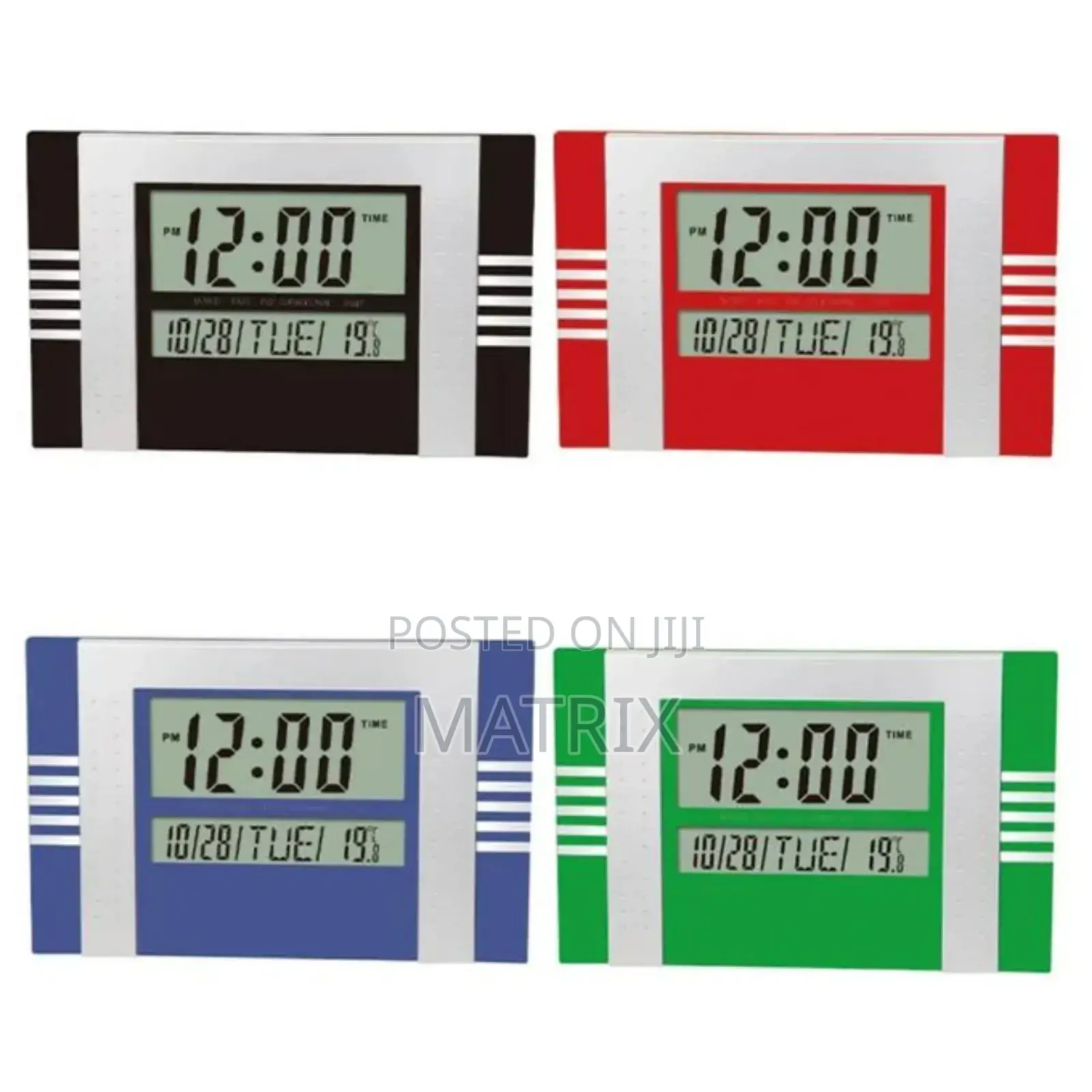 Digital Round Wall Clock
