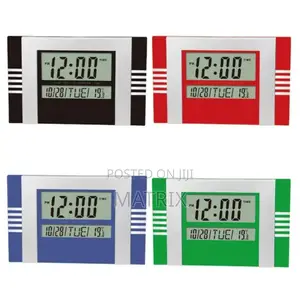 Digital Round Wall Clock