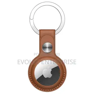 Pu Leather Keyring Holder Compatible With Apple Airtag