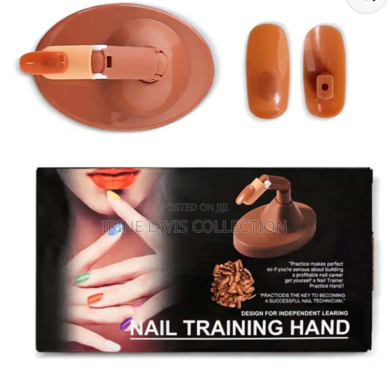 Nail Practice Fingers With Base Stand