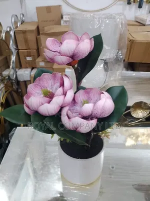 Artificial Flowers With Vase