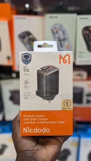 McDodo 67w Gan Charger With Retractable Type-C Cable Fast Charging